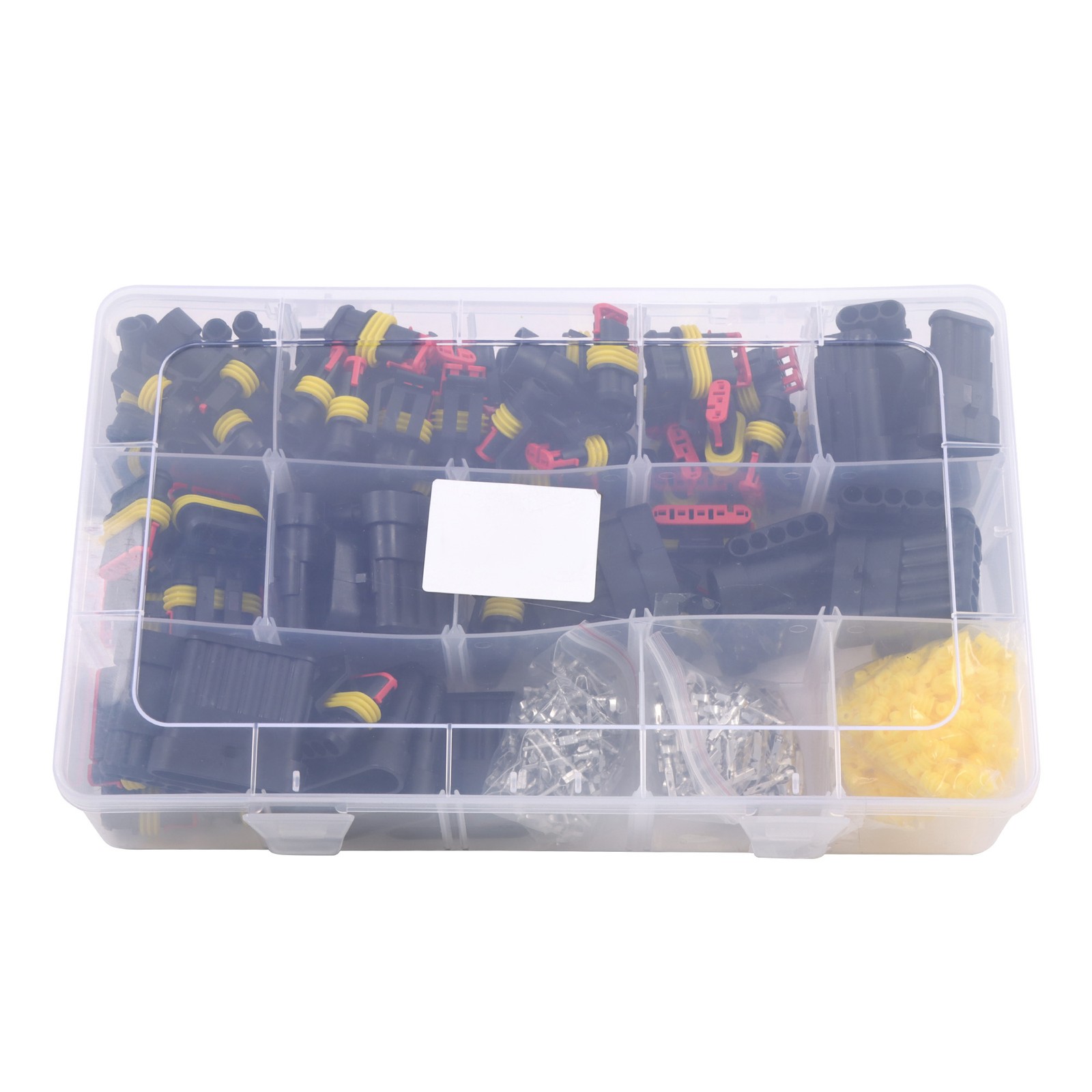 800-Pack 50-Set Waterproof Automotive Wire Connector Kit 1-6 Pin with Crimp Tool