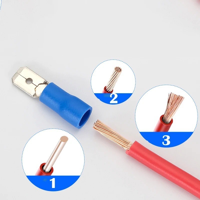 Insulated Wire Terminals 2.8 4.8 6.3mm Male Female Quick Disconnect