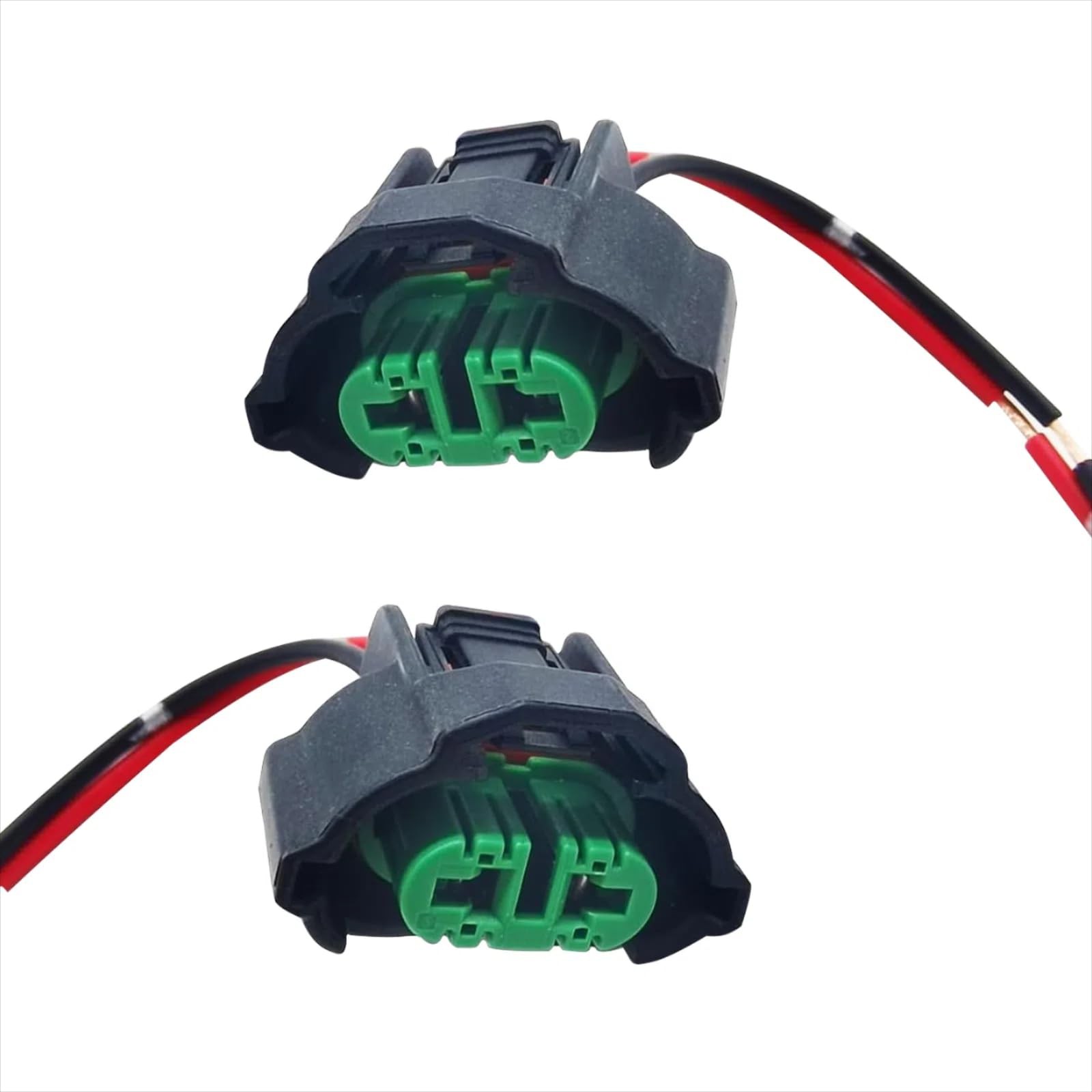 2 PCS H8 H11 Female Adapters Wiring Harness Sockets, Fog Light Pigtail Connec…