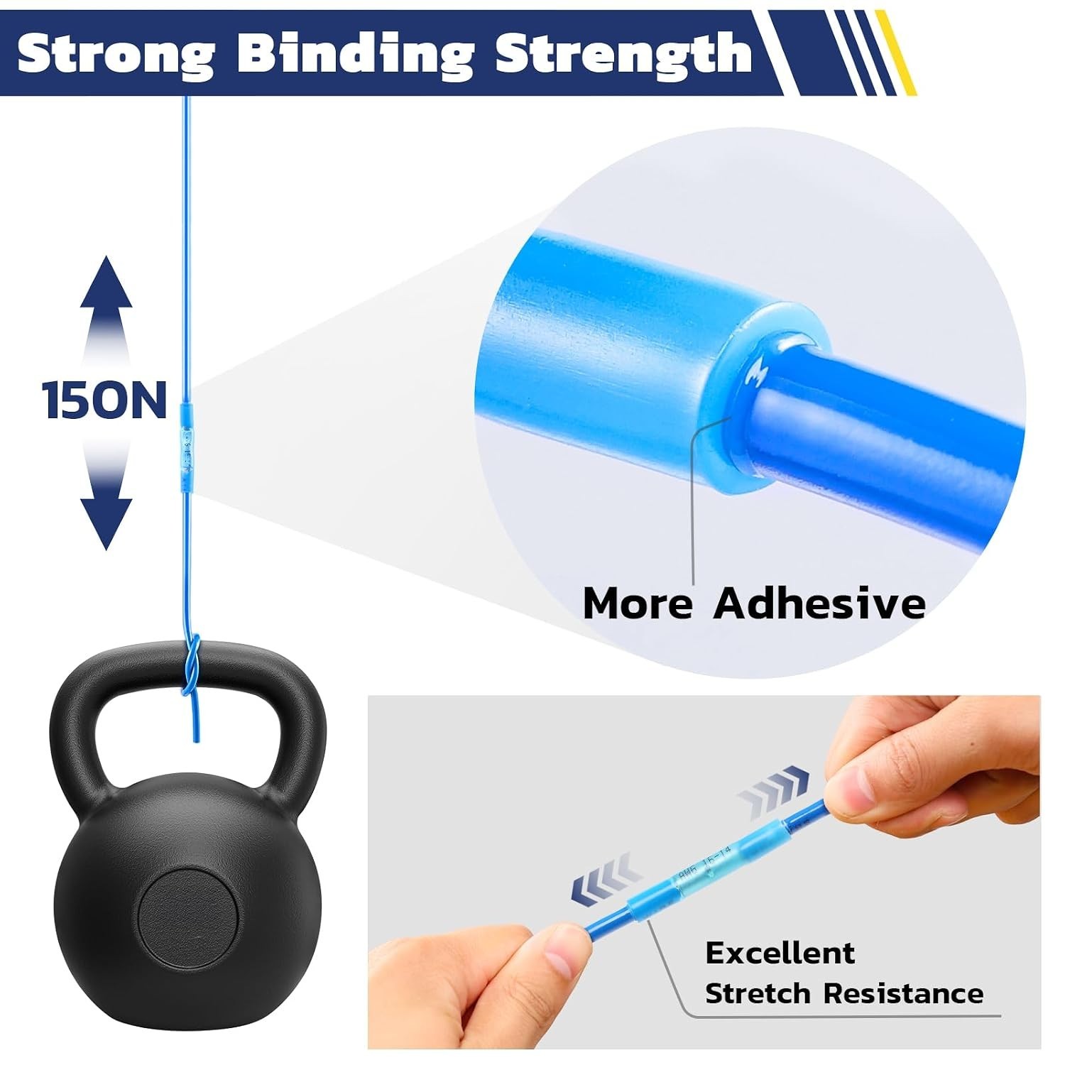 420 Heat Shrink Butt Connectors, 26-10 AWG, 3:1 Adhesive