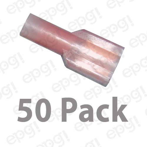 3M MALE FULLY INSULATED QUICK DISCONNECT TERMINAL NYLON.25″ RED 22-18#3M40350PK