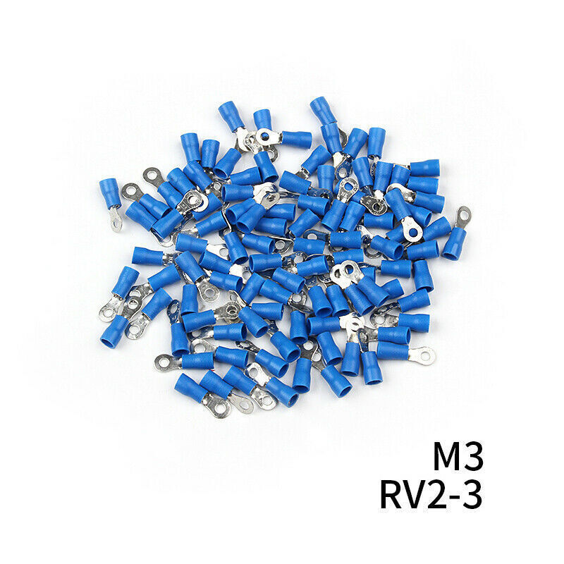 Vinyl Ring Terminal Electrical Pre-Insulated Quick Splice Wire Crimp Connector