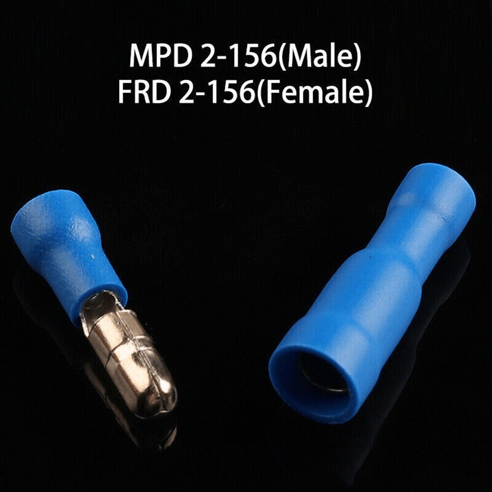 100-800pcs Insulated Male Female Bullet Connectors 22-10AWG Wire Crimp Terminals