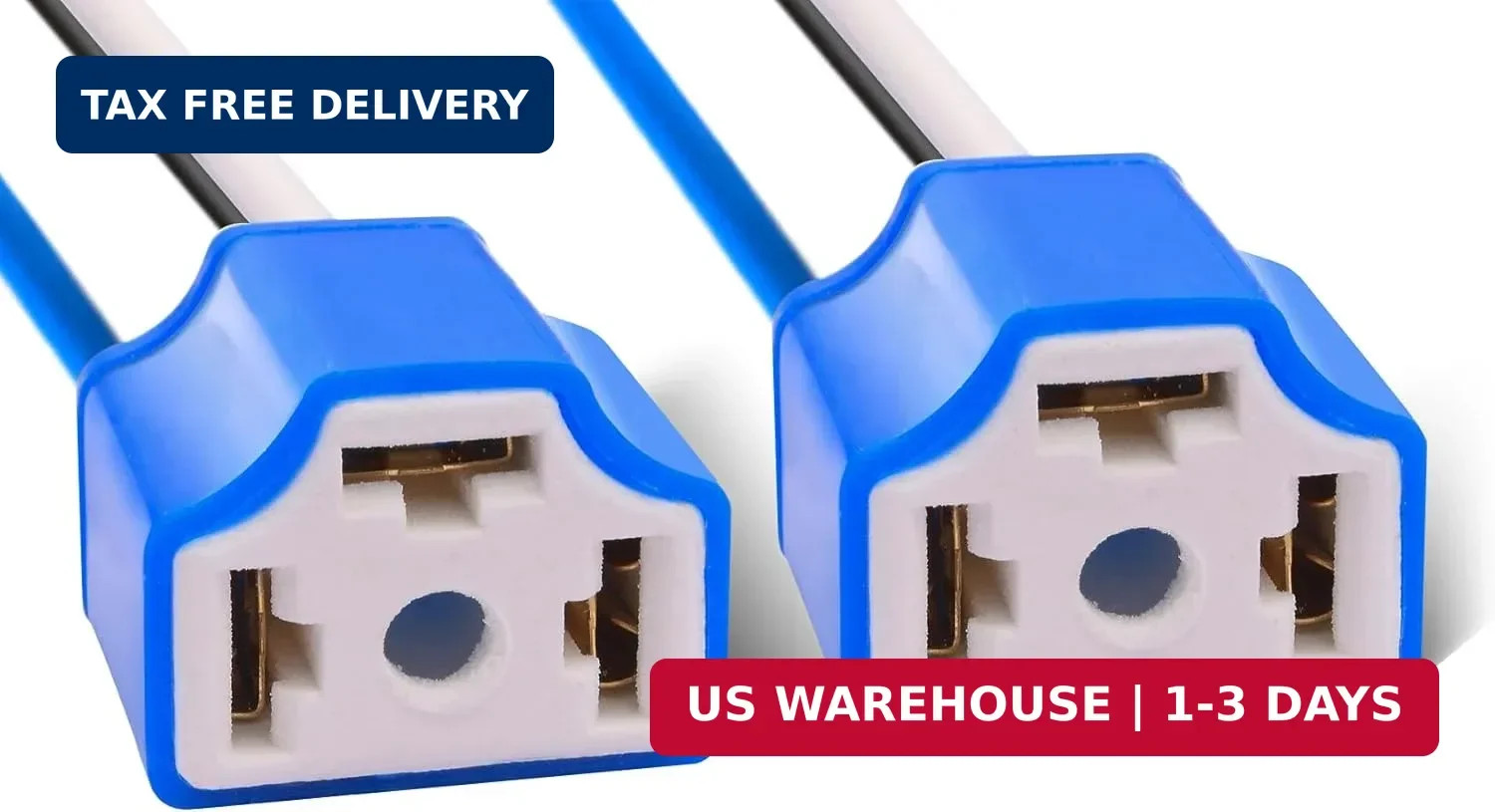 H4 Pigtail Socket Wiring Harness Headlight Plug Heavy Duty14AWG Ceramic Headligh