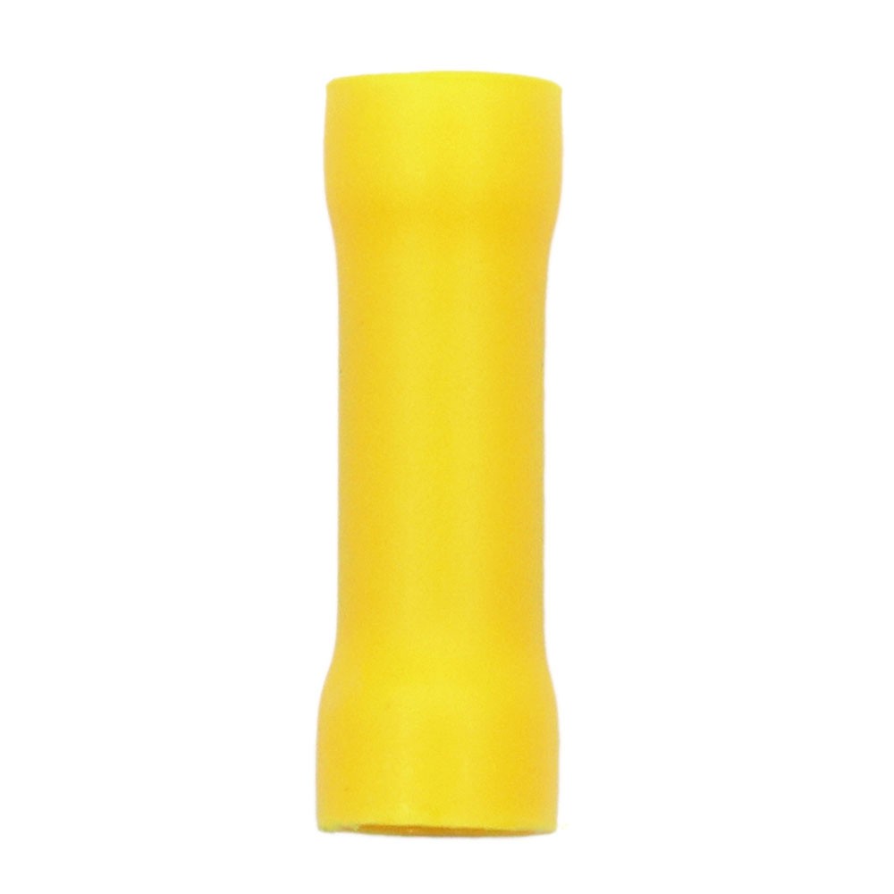 Insulated Butt Connectors 12-10 AWG Electrical Wire Crimp Terminals Yellow USA
