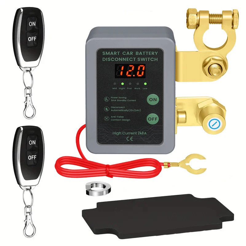 12V Negative Terminal Car Battery Switch with Leakage and Discharge Protection