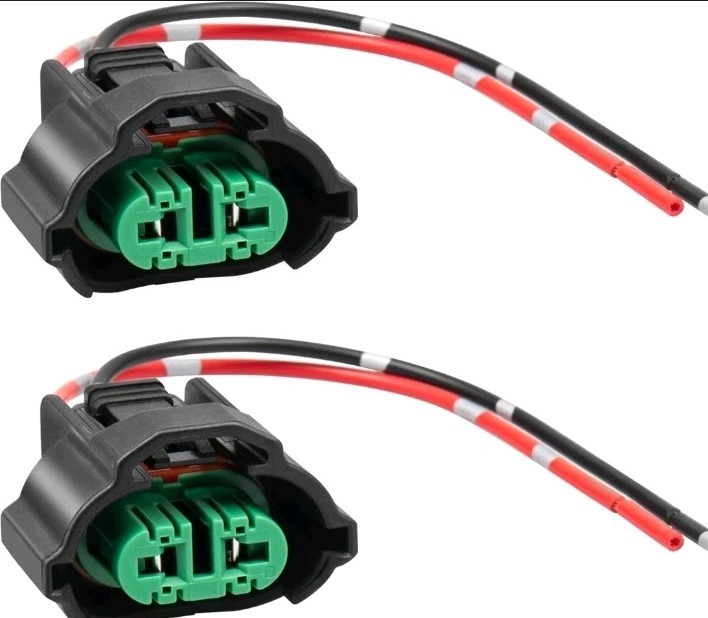 RED WOLF H8 H9 H11 880 881 Female Adapter Wire Connector Replace OEM Headlight F