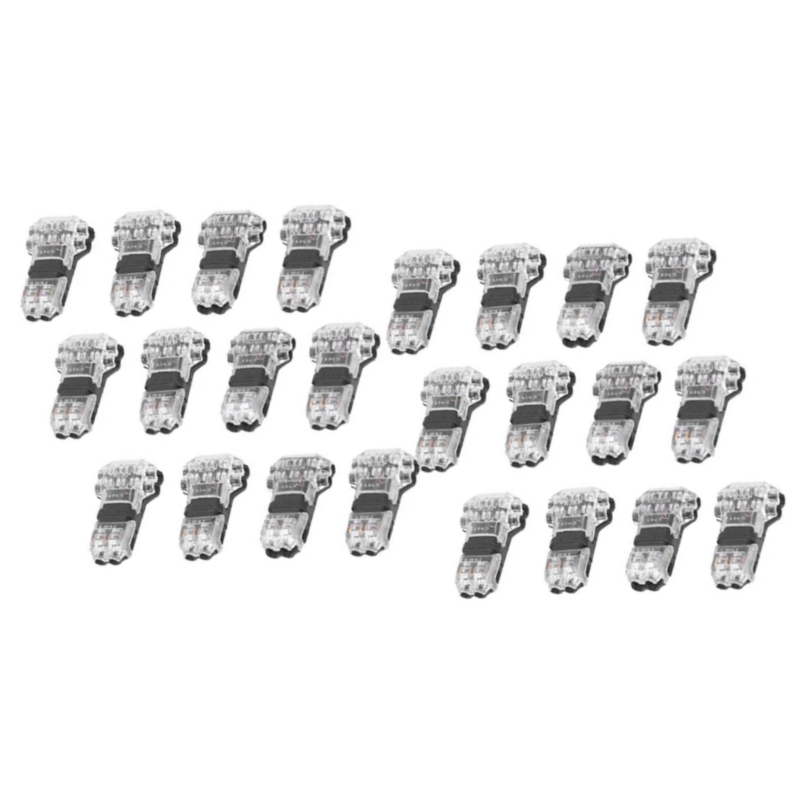 24 Pack 3 Way Wire T Tap Connector for 18-22 AWG Cable Connection Installation