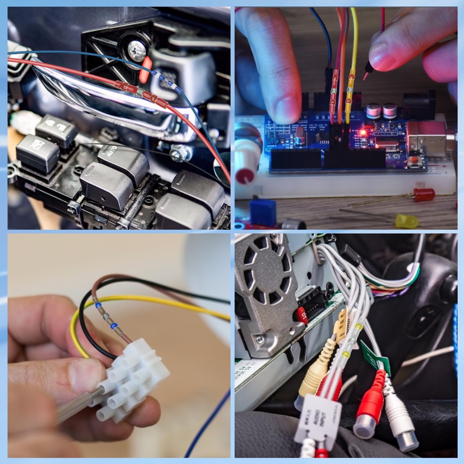 150 PCS Solder Seal Wire Connectors, Heat Shrink Butt Connectors, Waterproof …