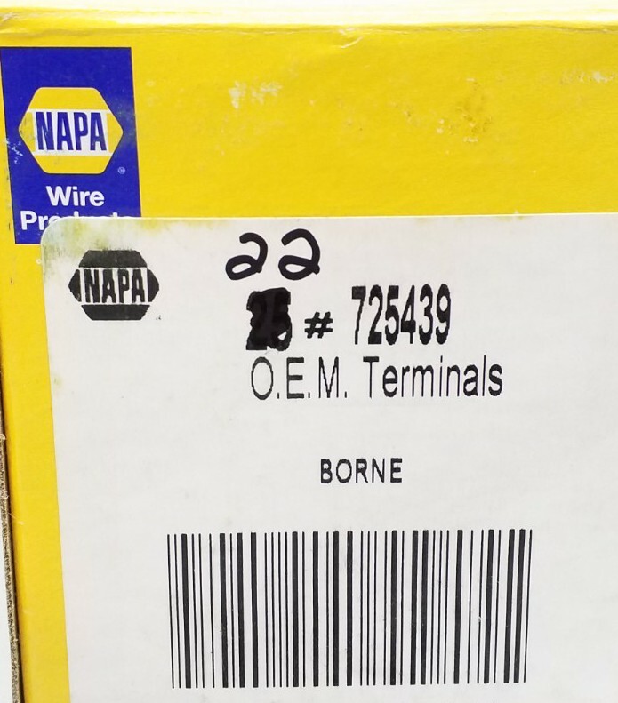 725439 Napa 12Ga. Female O.E.M. Series Terminal Qty.22 Free Shipping Free Return