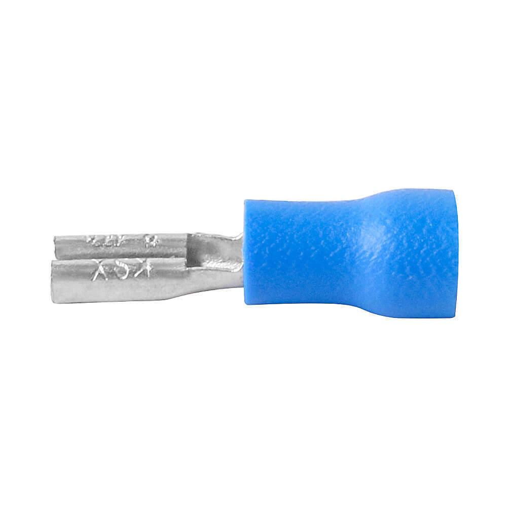 Blue 2.8mm Female/Male Insulated Spade Wire Connector Crimp Terminal 16-14 AWG
