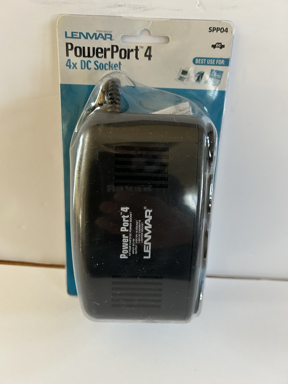 SEALED Lenmar SPP04 PowerPort 4 4x 12v DC Car Socket ~ FREE SHIPPING