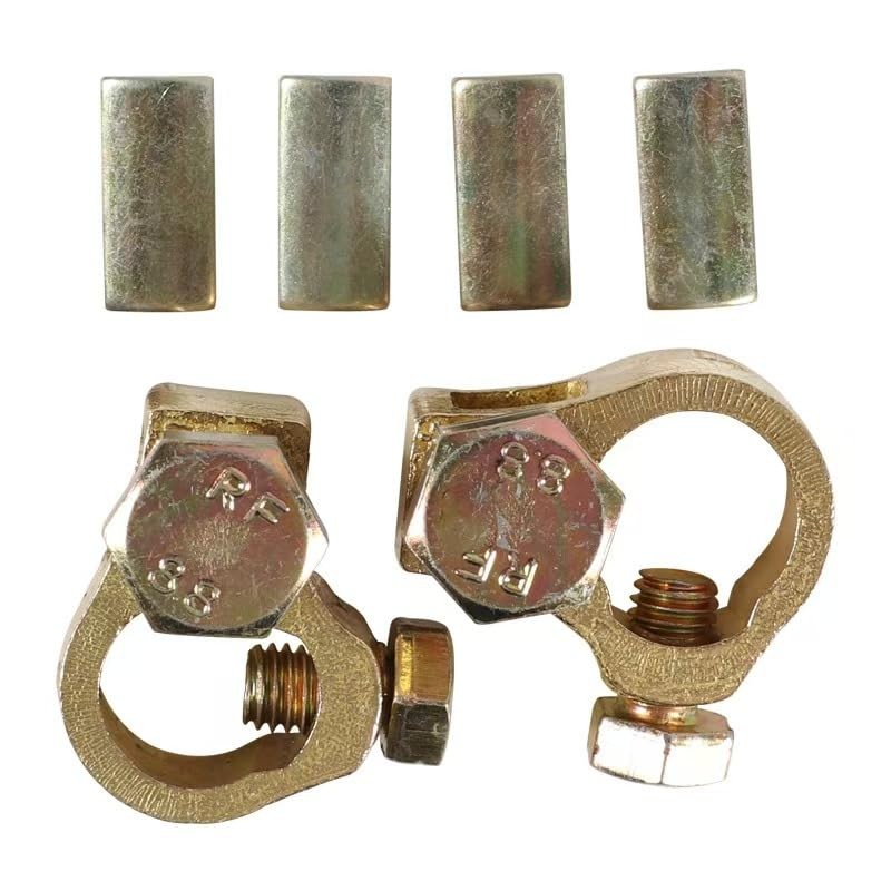 Battery Terminal Connector 1 Pair Pure Copper Heavy Duty Cable End