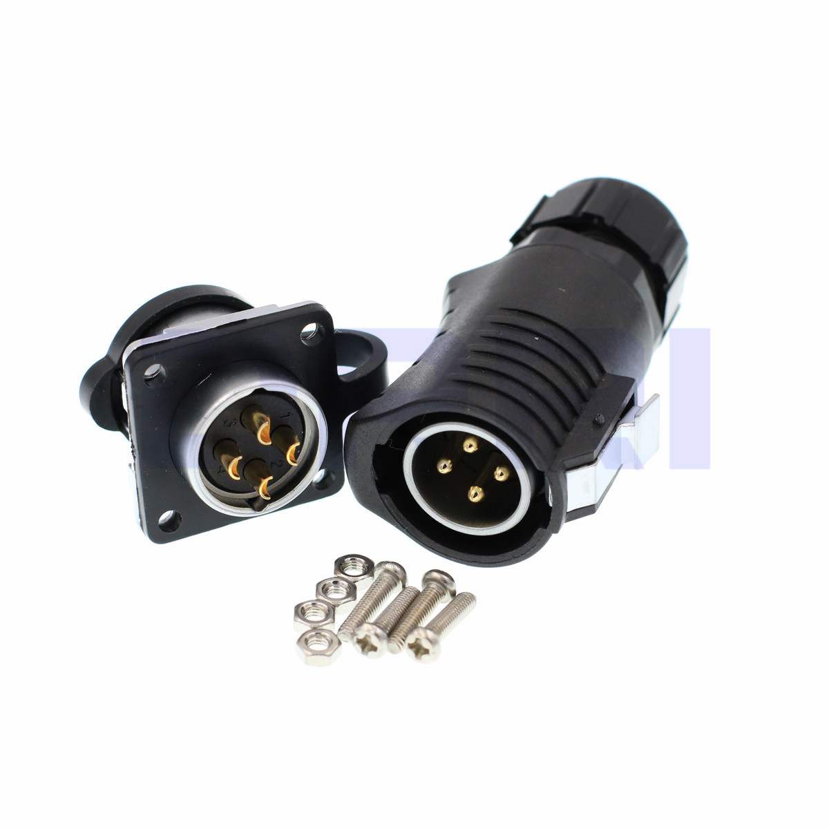 IP67 4 Pin Industrial Outdoor Waterproof Connector for solar panel