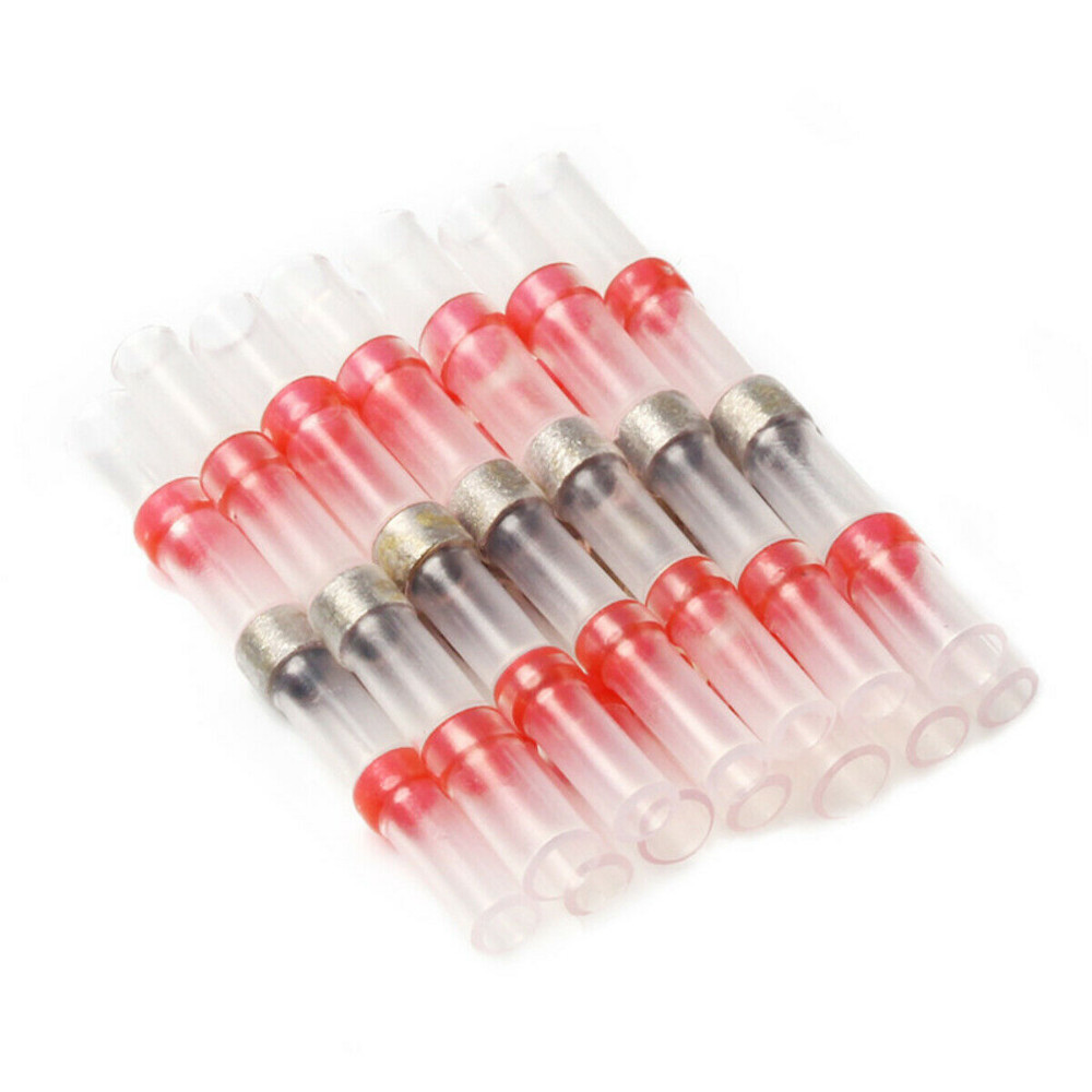US 250PCS Solder Heat Shrink Butt Wire Connectors Seal Sleeve Terminals 26-10AWG