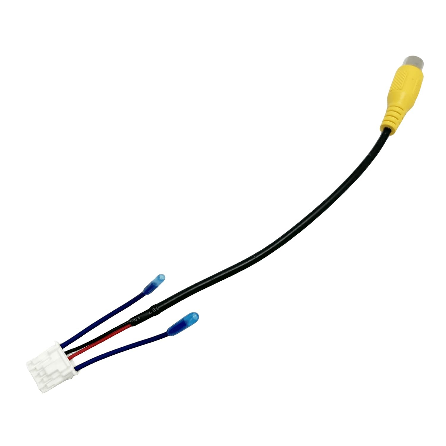 10 Pin Backup Camera Harness Adapter for Android Car Stereo RCA Small, Black