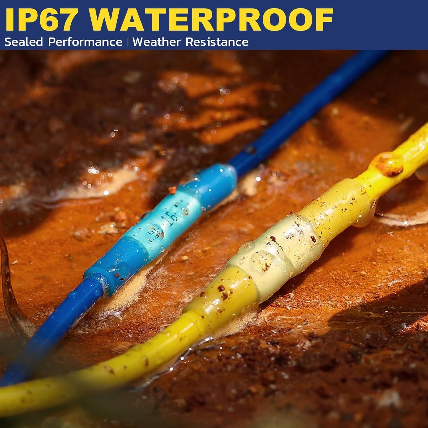 330PCS Heat Shrink Butt Connectors-Marine Grade Waterproof Electrical Crimp W…
