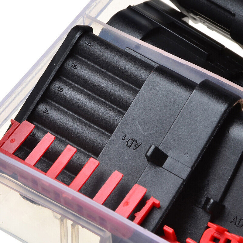 240pcs Car Sealed Electrical Wire Connector 1/2/3/4/5/6 Pin Terminal Blade Fuse