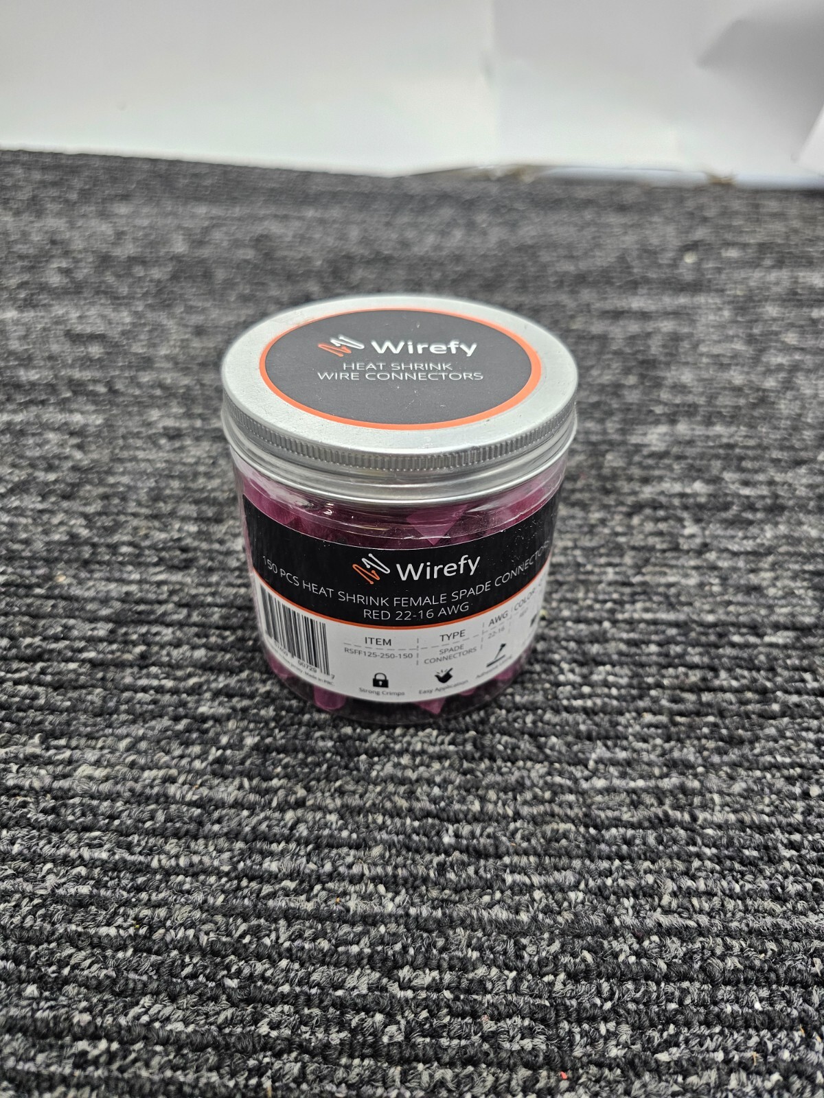 (300 Pieces) Wirefy Female Spade Connectors – Heat Shrink Spade Connectors