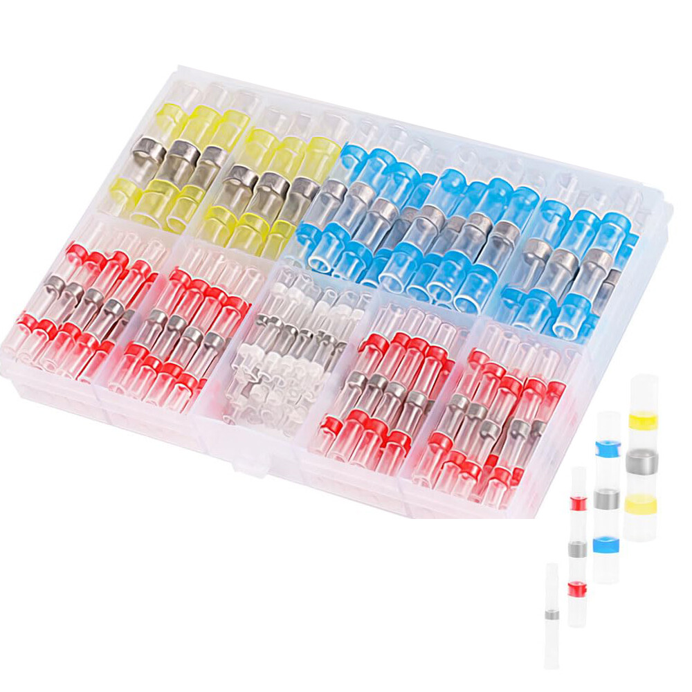 340/230PCS Waterproof Solder Stick Seal Sleeve Heat Shrink Butt Wire Connectors