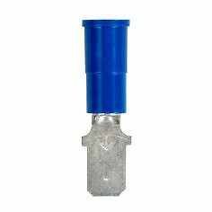 3M .187″ 16-14 AWG Vinyl Insulated Butted Seam Male Disconnect Terminal 1,000PK