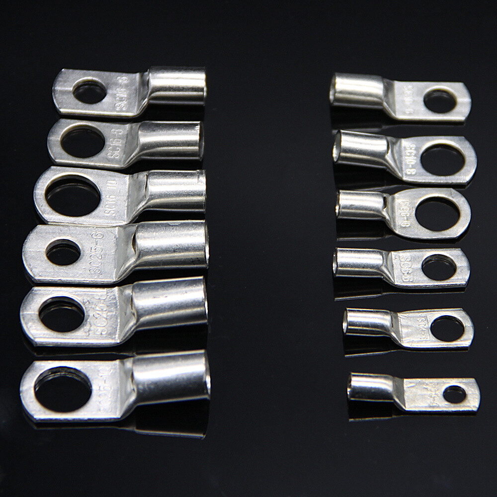 Cable Lugs Copper Ring Crimp Terminal/Plier Car Battery Wire Connectors HX-50B