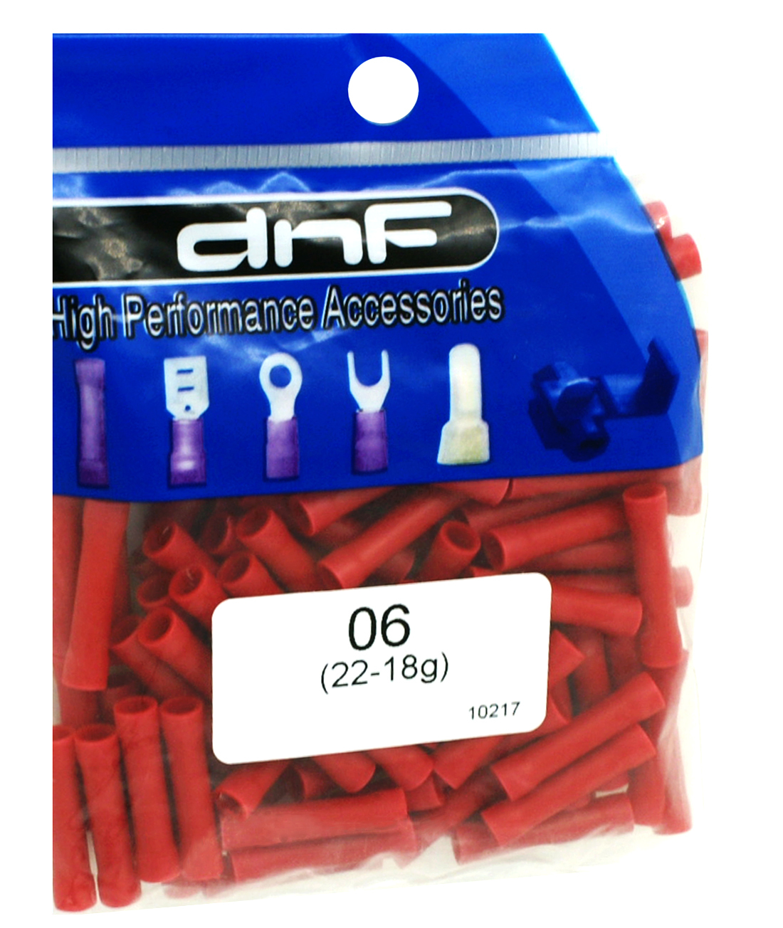 300 PACK COMBO 10-12 14-16 18-22 GAUGE VINYL BUTT CONNECTORS (100 PACK EACH)