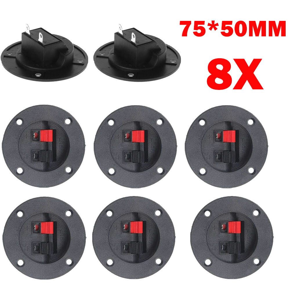 8X Screw In Terminal Cup For Car Home Audio Stereo Speaker Box Cabinet Enclosure