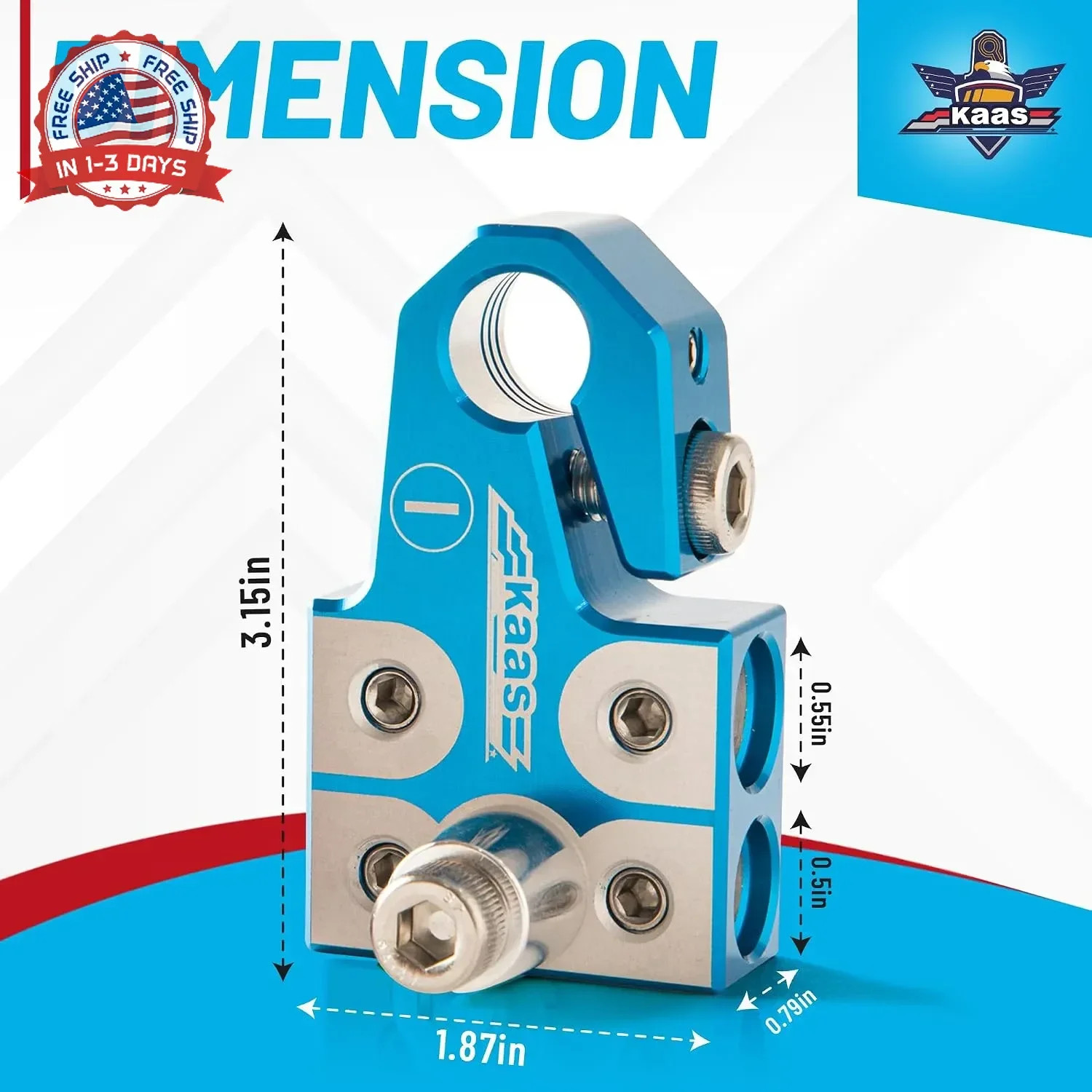 Lead Acid Battery Terminal Clamps, Positive and Negative Set, for SAE/DIN/EN Tap