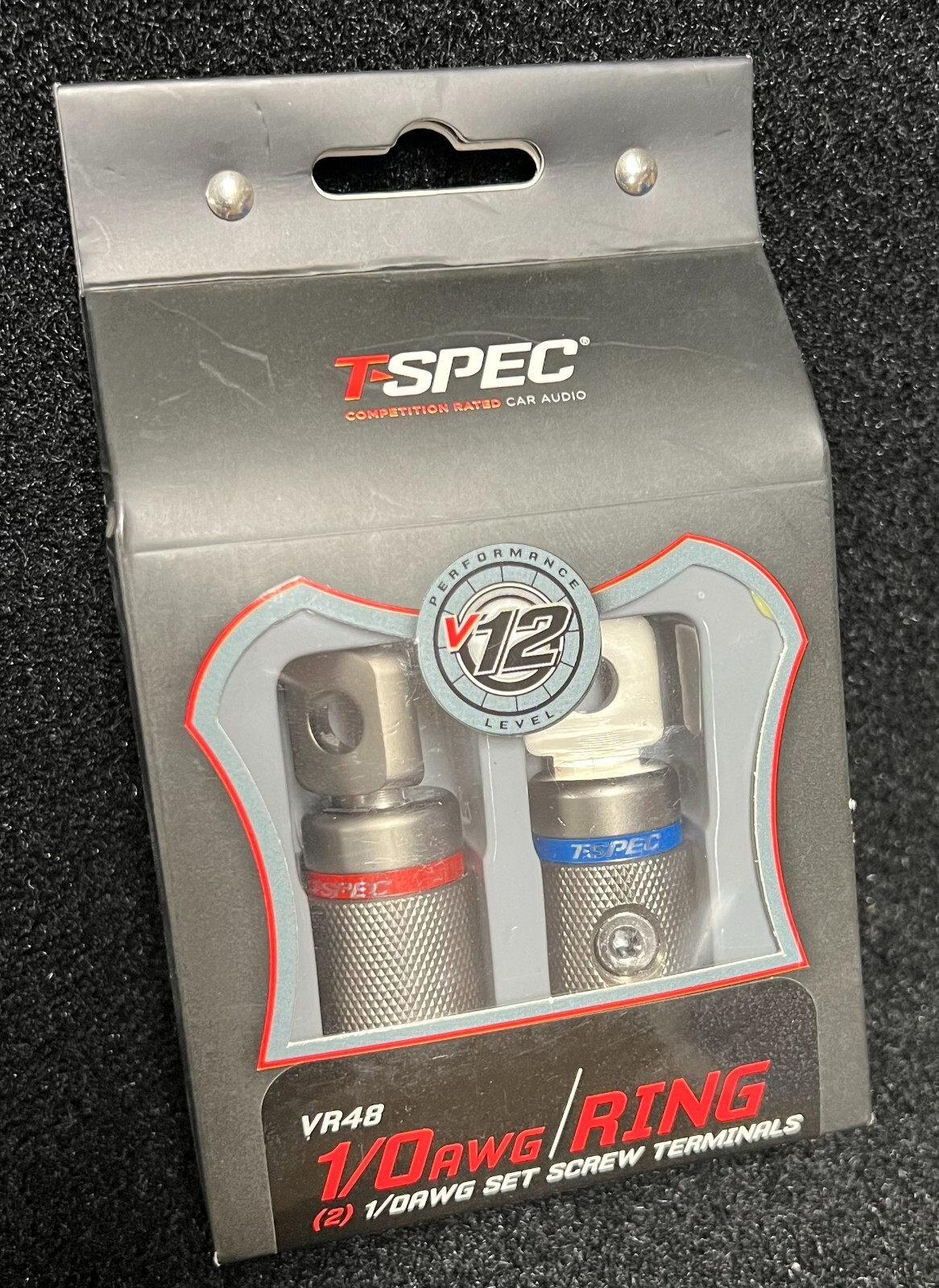 T-Spec VR48 Heavy Duty Ring Terminal Pair T-Spec v12 Series Screw Ring Terminals