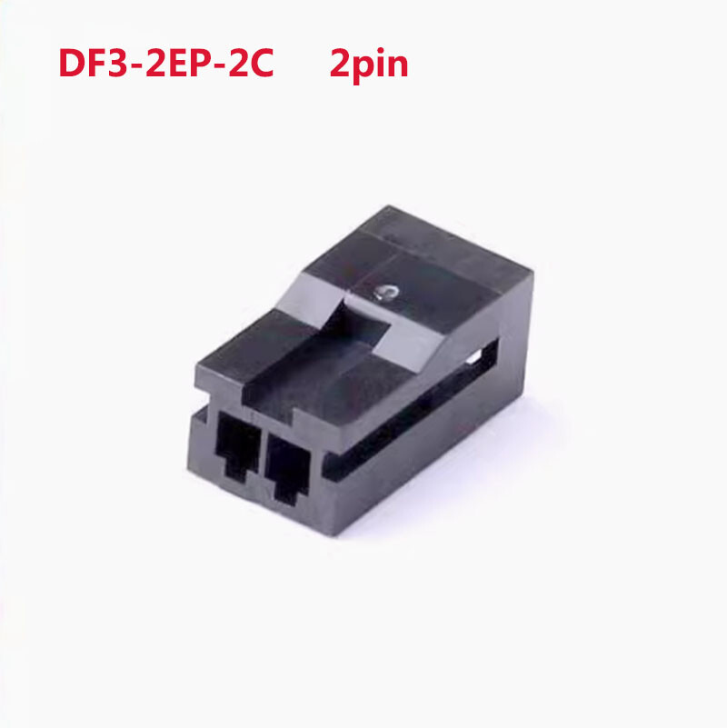 10 pcs DF3-2EP-2C spacing 2.0mm 2-Pin terminal rubber shell DF3 series connector