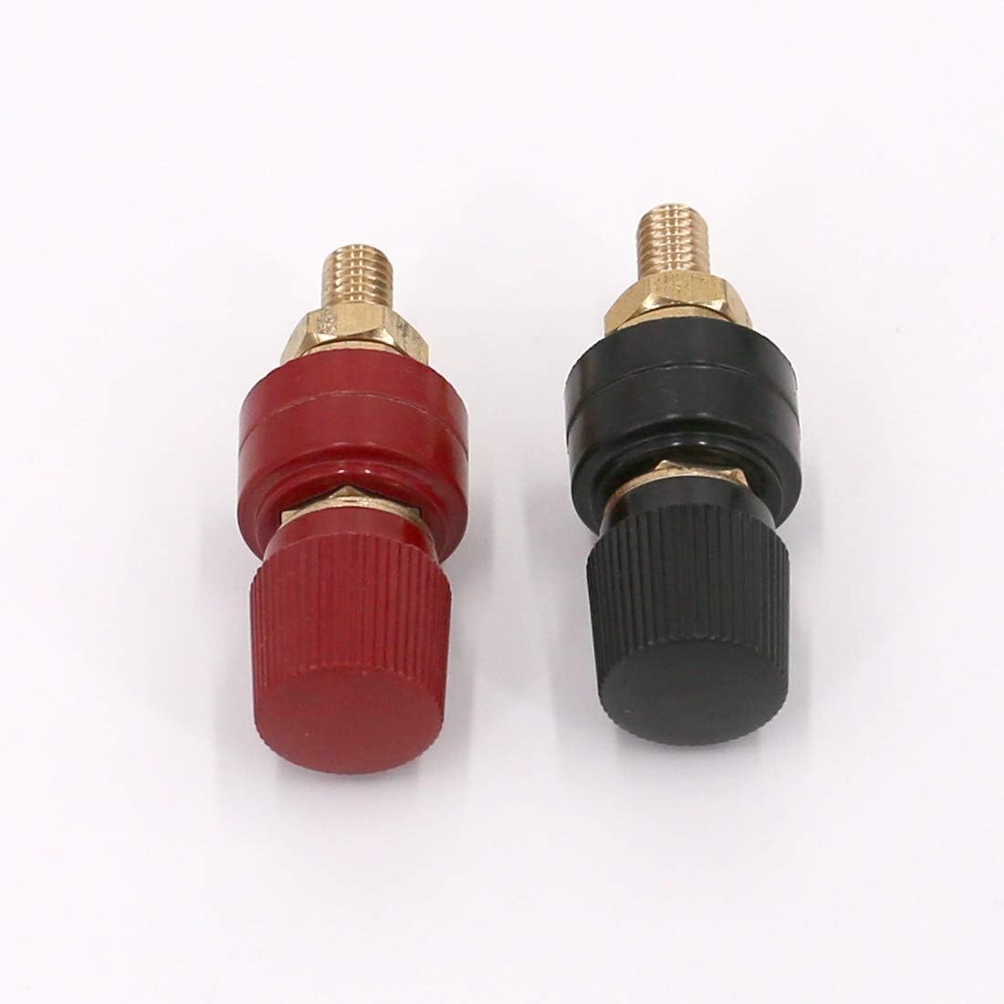 M8 Battery Terminal Connector Kit 5/16″ Stud Power Junction 2Pcs Red Black