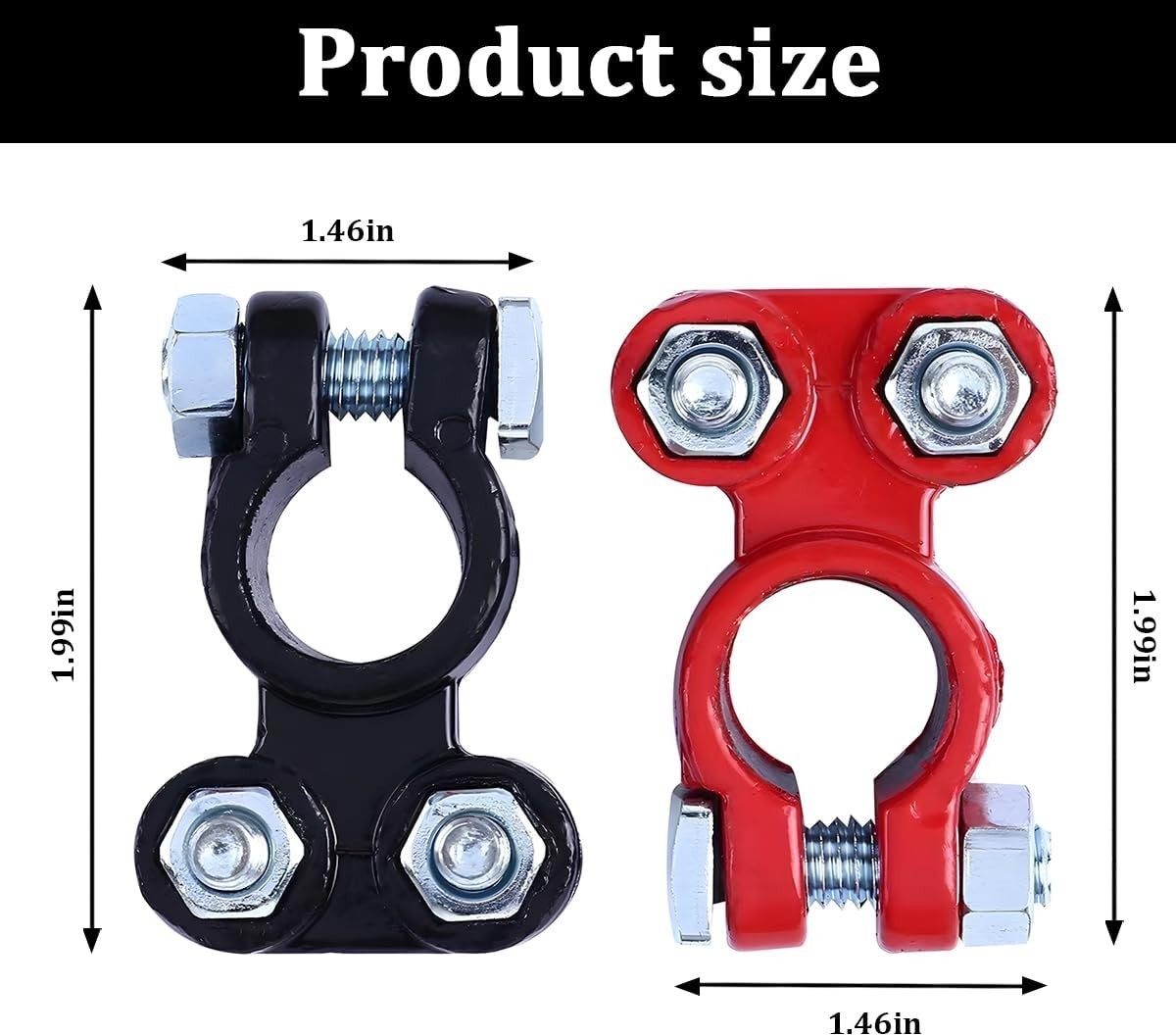 Rust-Resistant Battery Terminal Connectors – Universal Fit for All Vehicles
