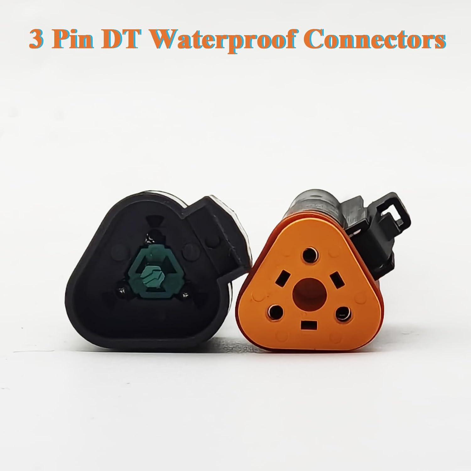14 AWG 3 Pin DT Waterproof Connectors, 3 Wire Automotive Electrical Connector, M