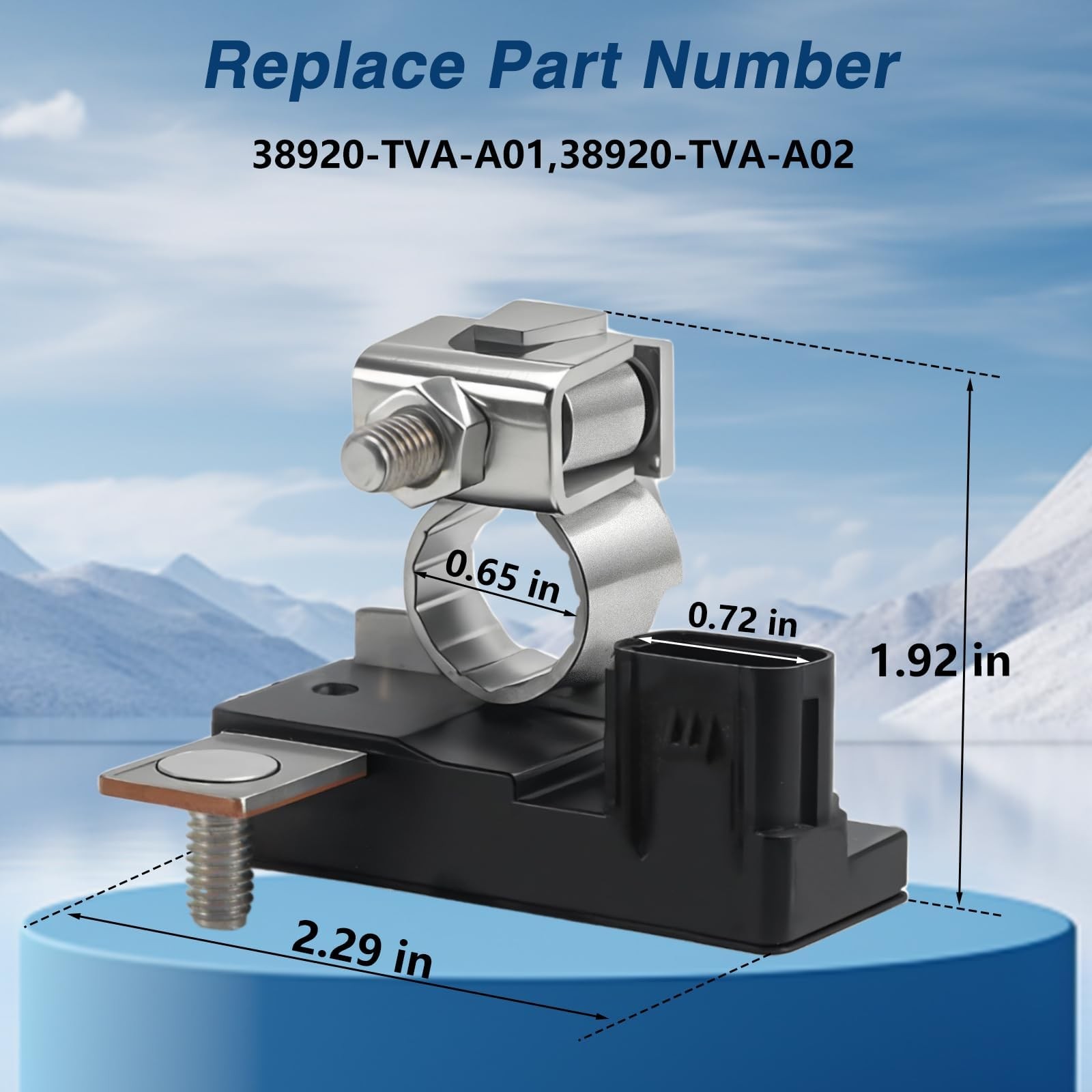 Battery Cable Terminal End Sensor Battery Current Temperature Sensor Compatib…