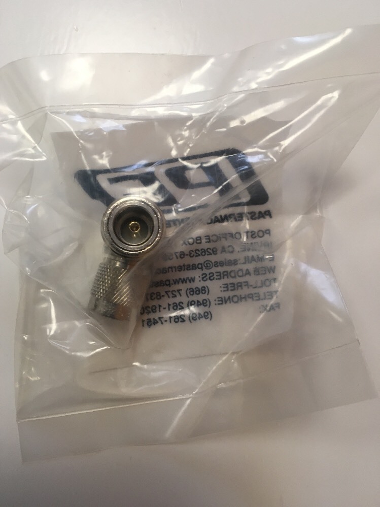 PE9263 Pasternack N Female to TNC Male Right Angle RF Adapter