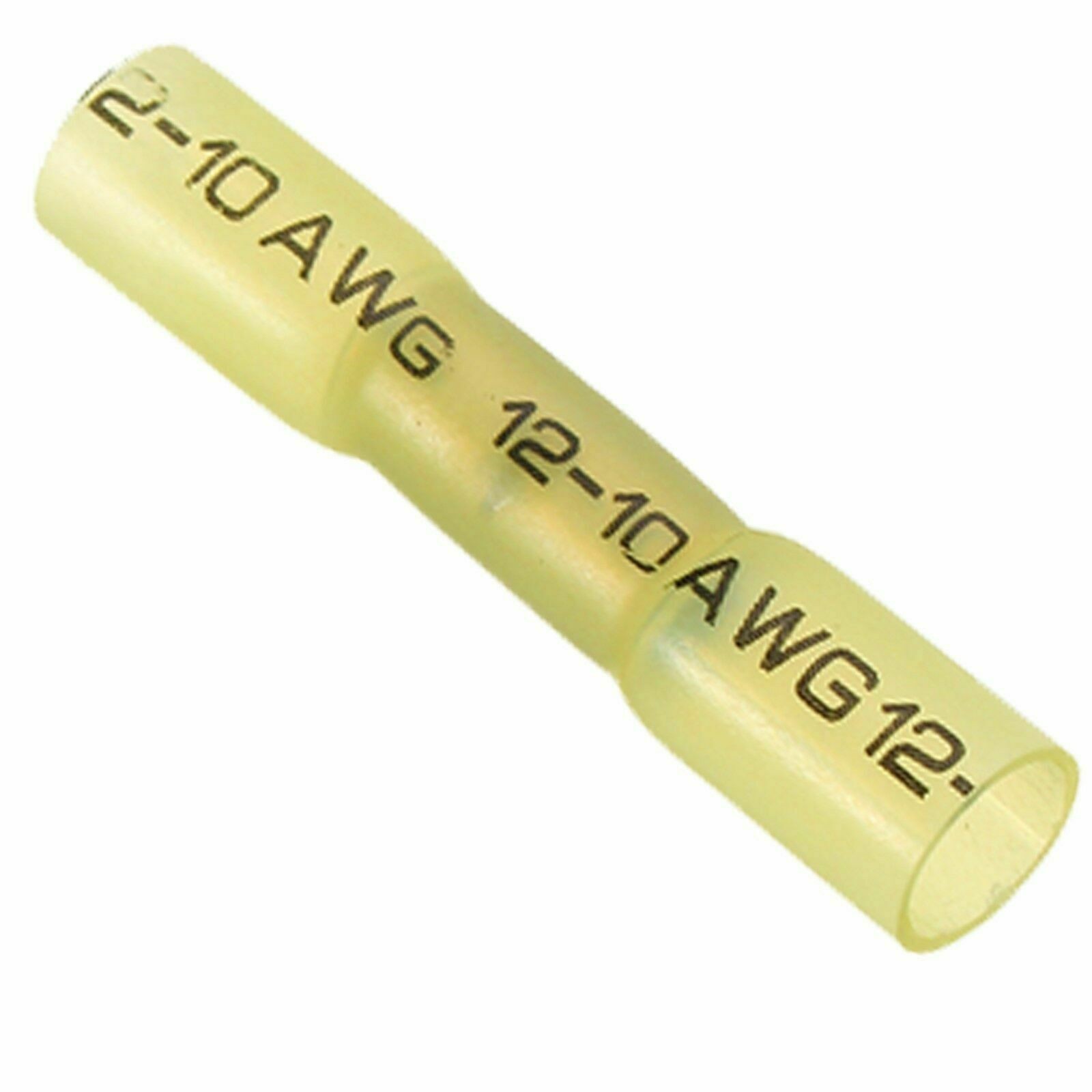 100/200PCS Heat Shrink Crimp Terminals Electrical Wire Butt Connectors 12-10 AWG