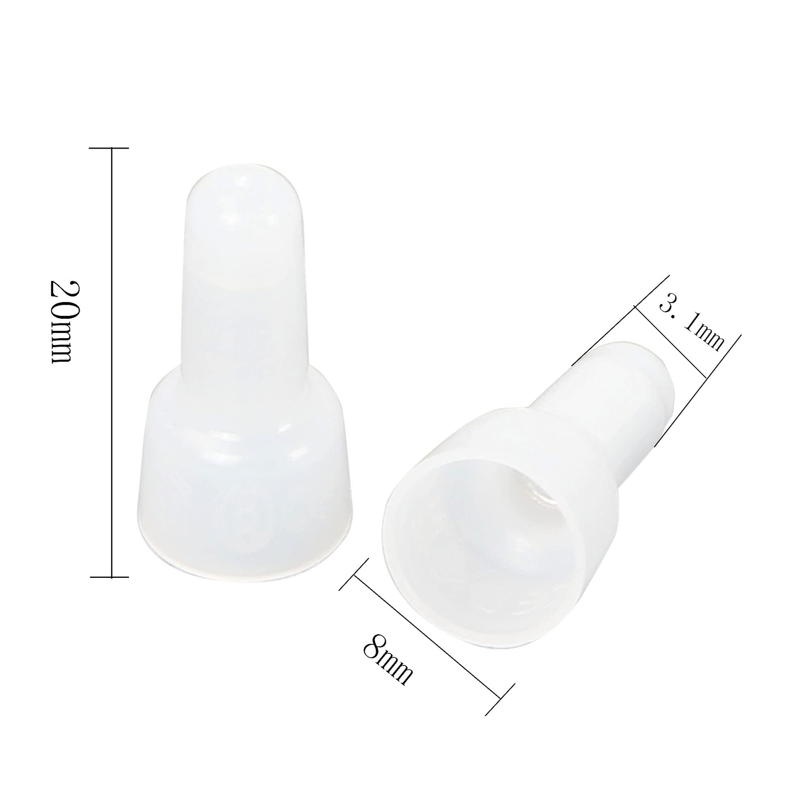 Closed End Crimp Connector Ce2 Aluminum Core Quick Connector Crimp Cap Wire End