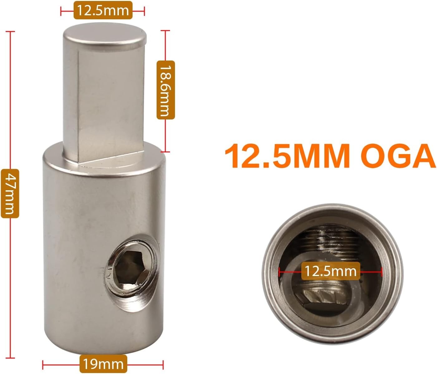 Pair Car Audio Power and Ground 1/0 to 1/0 Gauge Amp Input Reducers Wire Reducer
