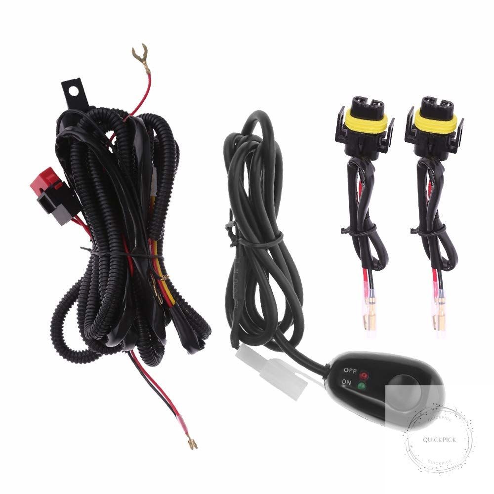 Fog Light Wiring Harness Kit Fog Lamp LH+RH Replacement for Chevy Silverado 1500