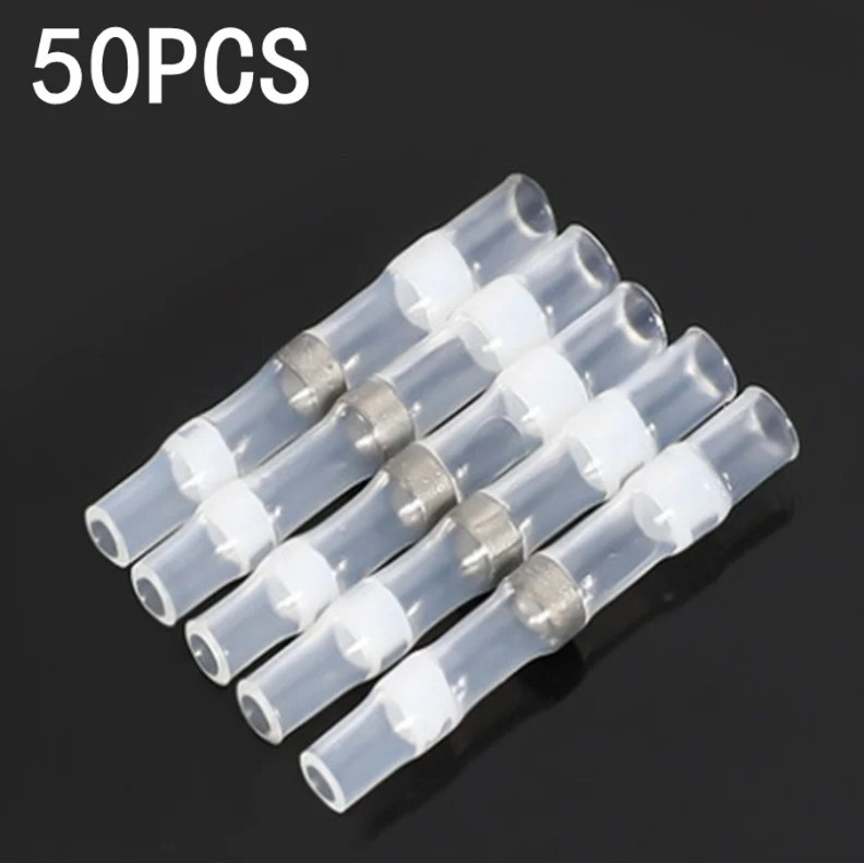 50/100/250pcs Heat Shrink Ring Terminals IP67 Waterproof Electrical Connectors