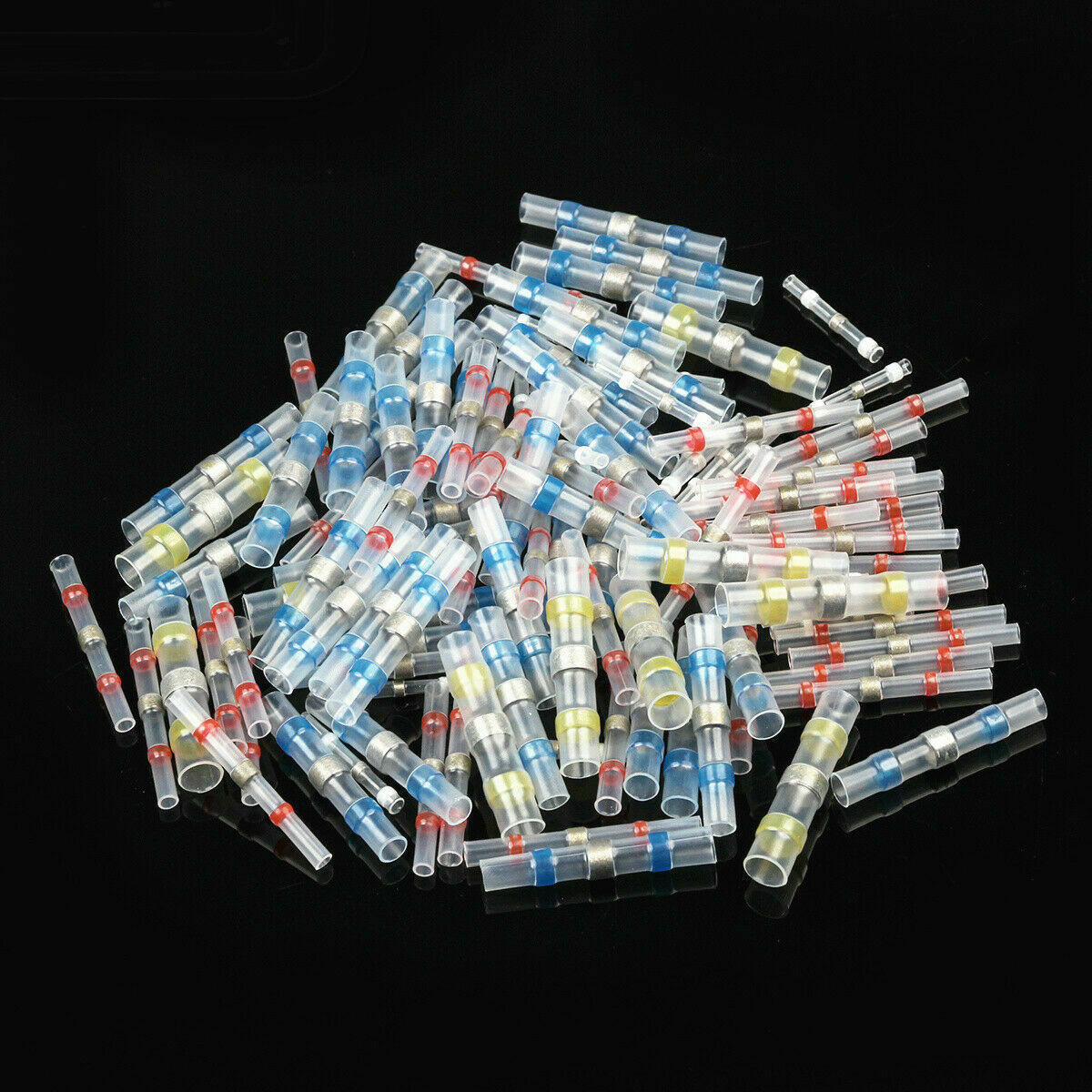 820 Heat Shrink Wire Connectors kit Solder Seal Sleeve Butt Terminals Waterproof