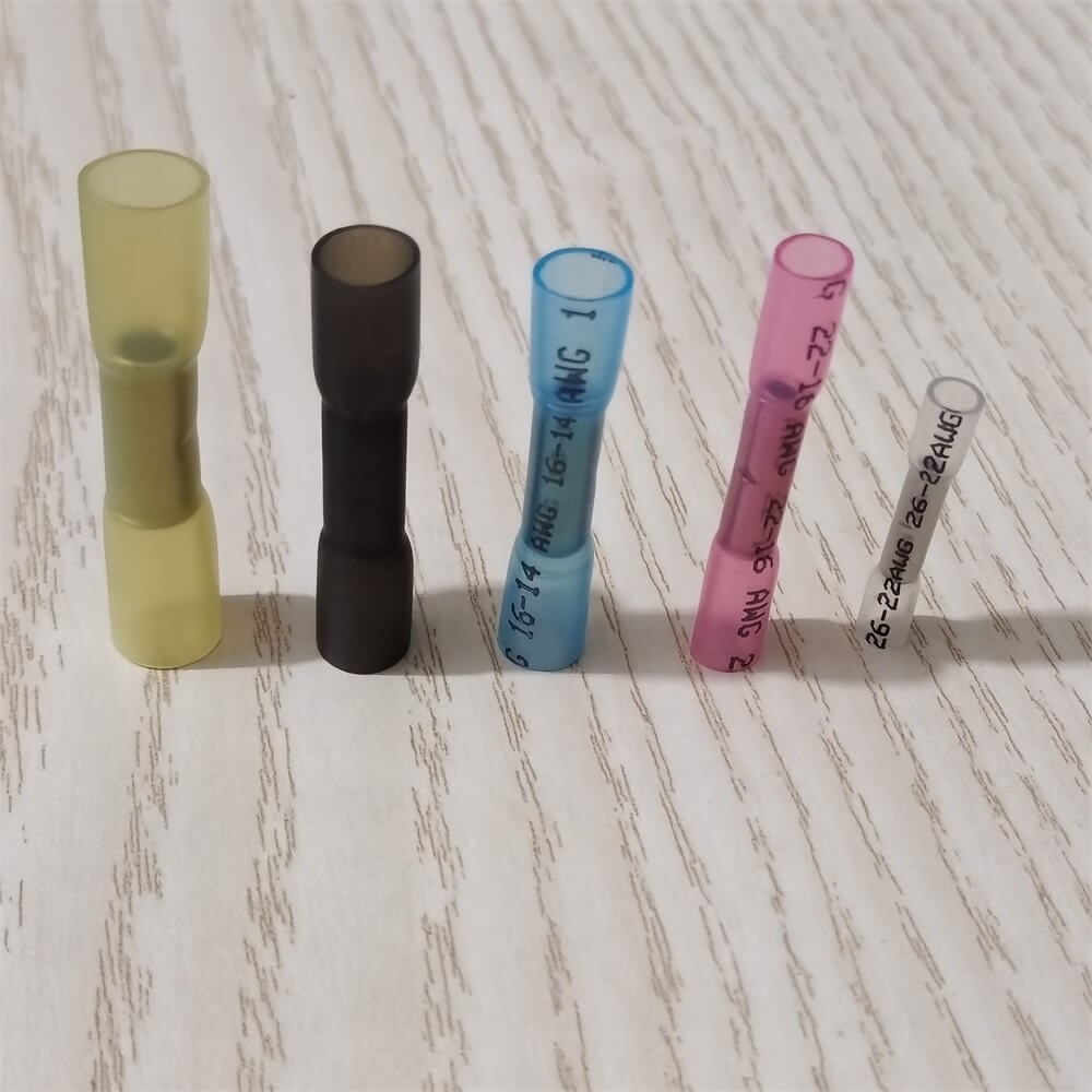26-10 AWG Heat Shrink Wire Connectors Splice Crimp Butt Terminals Kit Waterproof