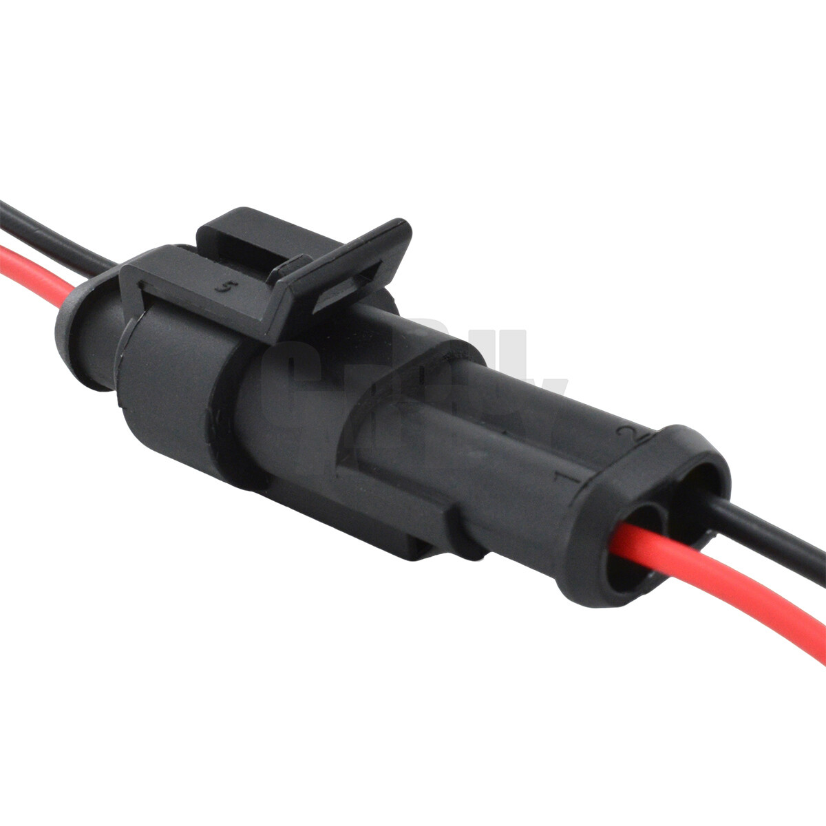 10 Sets 2-Pin Way Car Waterproof Male Female Electrical Wire Connector Plug Kit