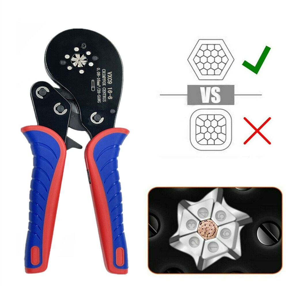 1200pcs Cable Wire Electrical Terminals Ferrule Crimper Plier Crimping Tool Kit