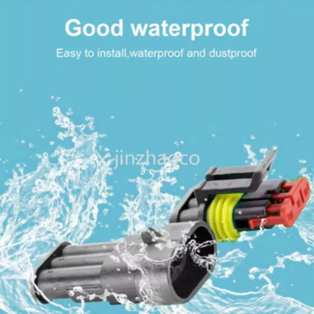 352Pcs 1/2/3/4Pin Way Waterproof Car Auto Electrical Wire Connector Plug Set Kit