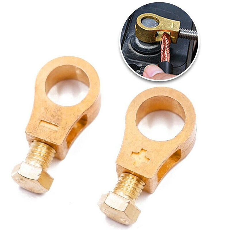 New Pure Copper Battery Connection Clip, Car Battery Terminal Connectors Kit