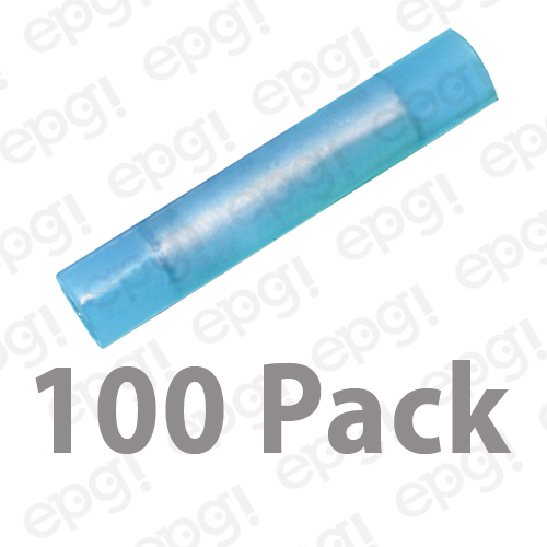 3M BUTT CONNECTOR TERMINAL NYLON BLUE 16-14 GAUGE #3M204-100PK
