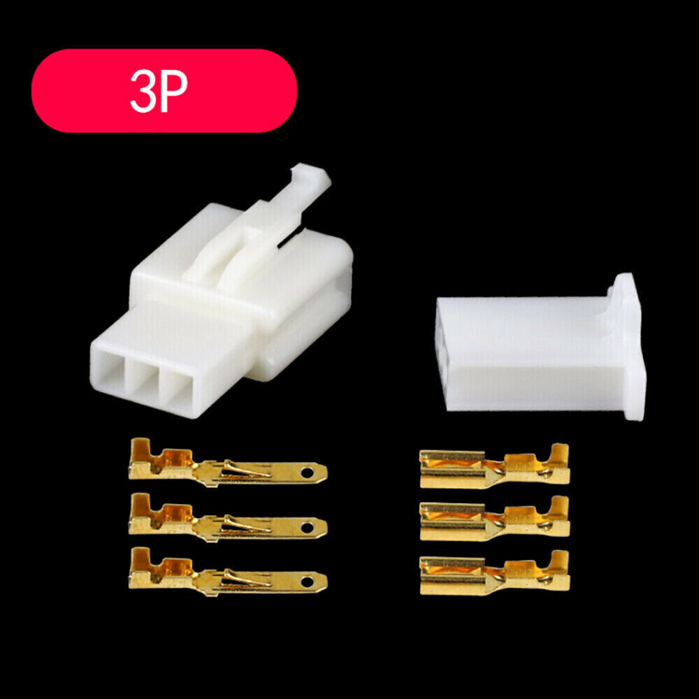 480x Motorcycle Car Electrical 2.8mm 2/3/4/6 Pin Wire Connectors Terminals Kit