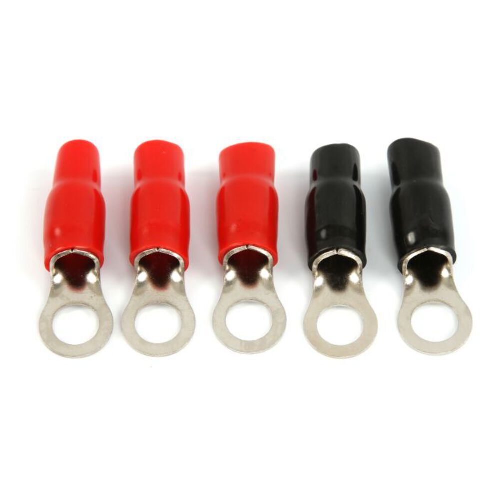 BRT438 | 5 Pieces of 4 Gauge Ring Terminals (3/8″ Opening)